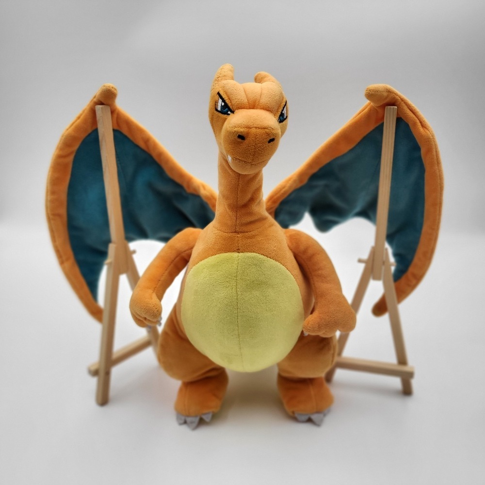 Pokemon Charizard Plush 12" Orange Dragon Toy Nintendo Game Freak Stuffed Animal - Picture 4 of 12
